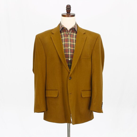 Jos. A. Bank 48R Brown Blazer Sport Coat Jacket 2-Button Solid T858 - Picture 1 of 11